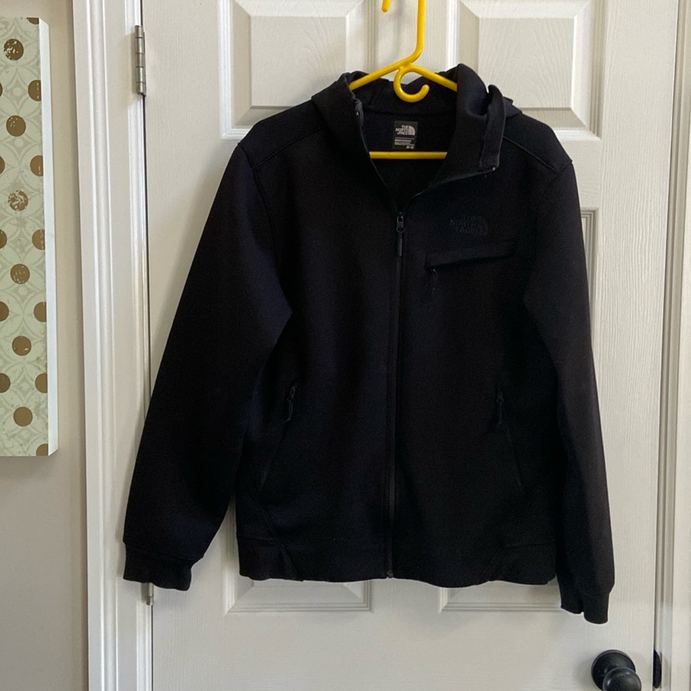 The North Face- black hooded jacket- men’s size medium